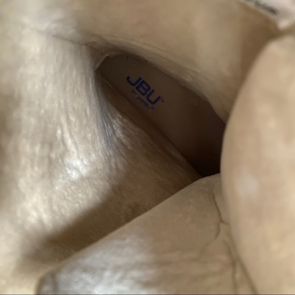 👢 JBU BY JAMBU TAN BLACK FAUX FUR LEATHER WATERPROOF TALL BOOTS! - Picture 13 of 15